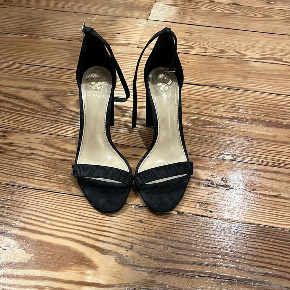 Vince Camuto heels with ankle strap
